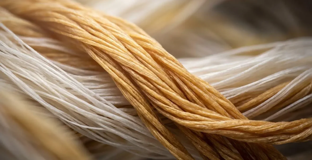 Vue microscopique détaillée du processus de transformation d'un greffon en ligament